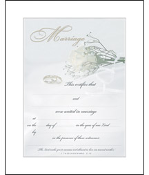 Marriage Certificate - Premium stock